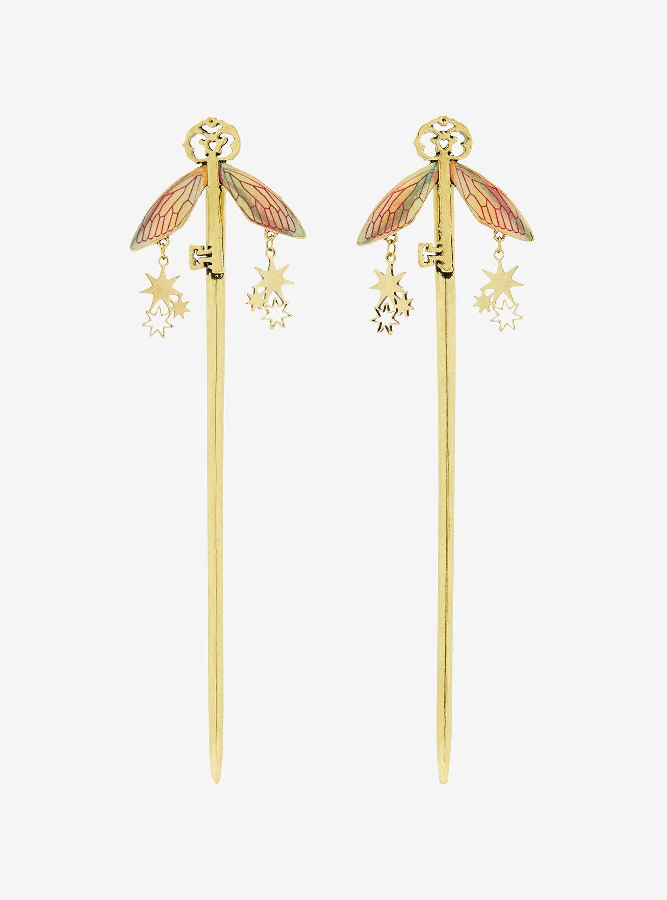 Harry Potter Winged Keys Hair Stick Set, , alternate