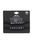 Marvel Black Panther: Wakanda Forever Best Friend Cord Bracelet Set, , alternate