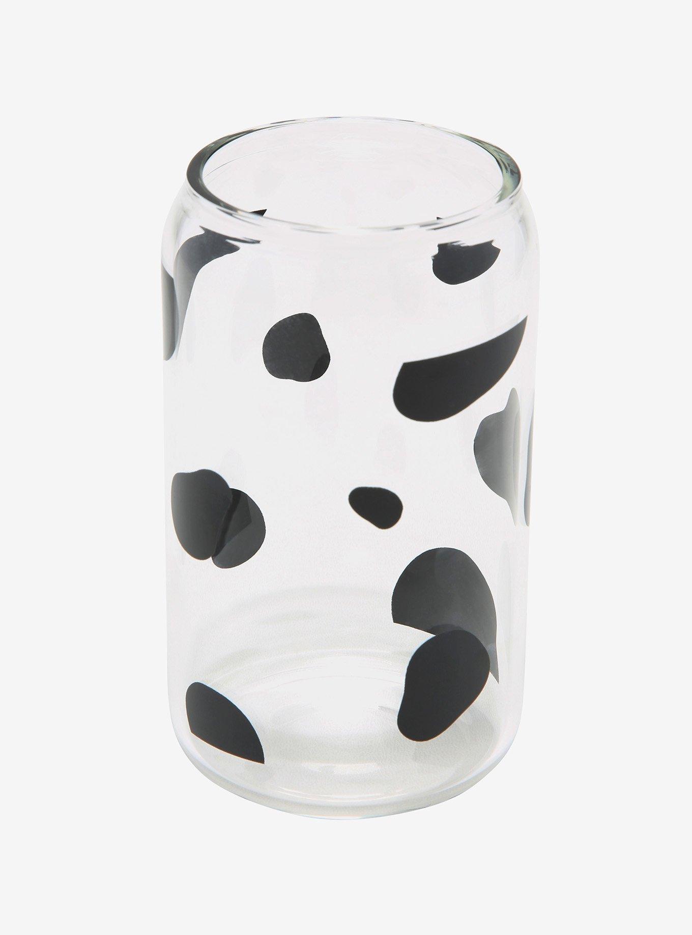 Cow Print Glass Cup, , alternate