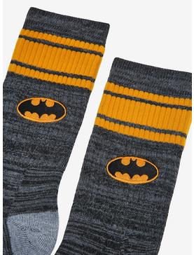 Plus Size DC Comics Batman Logo Crew Socks, , hi-res