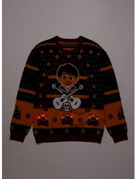Disney Pixar Coco Miguel Icons Light-Up Holiday Sweater - BoxLunch Exclusive , , hi-res