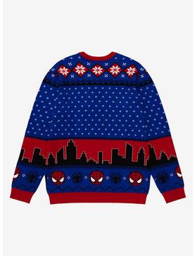 Marvel Spider-Man Chibi Spidey Holiday Sweater - BoxLunch Exclusive, , hi-res