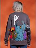 Scooby-Doo! Mystery Gang Jumbo Print Sweatshirt, CHARCOAL, alternate