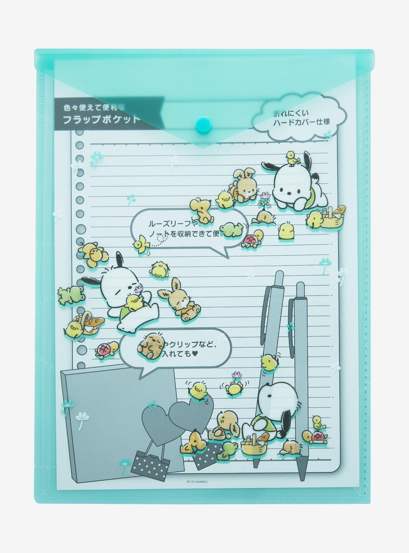 Pochacco Clear File Pocket Folder, , alternate