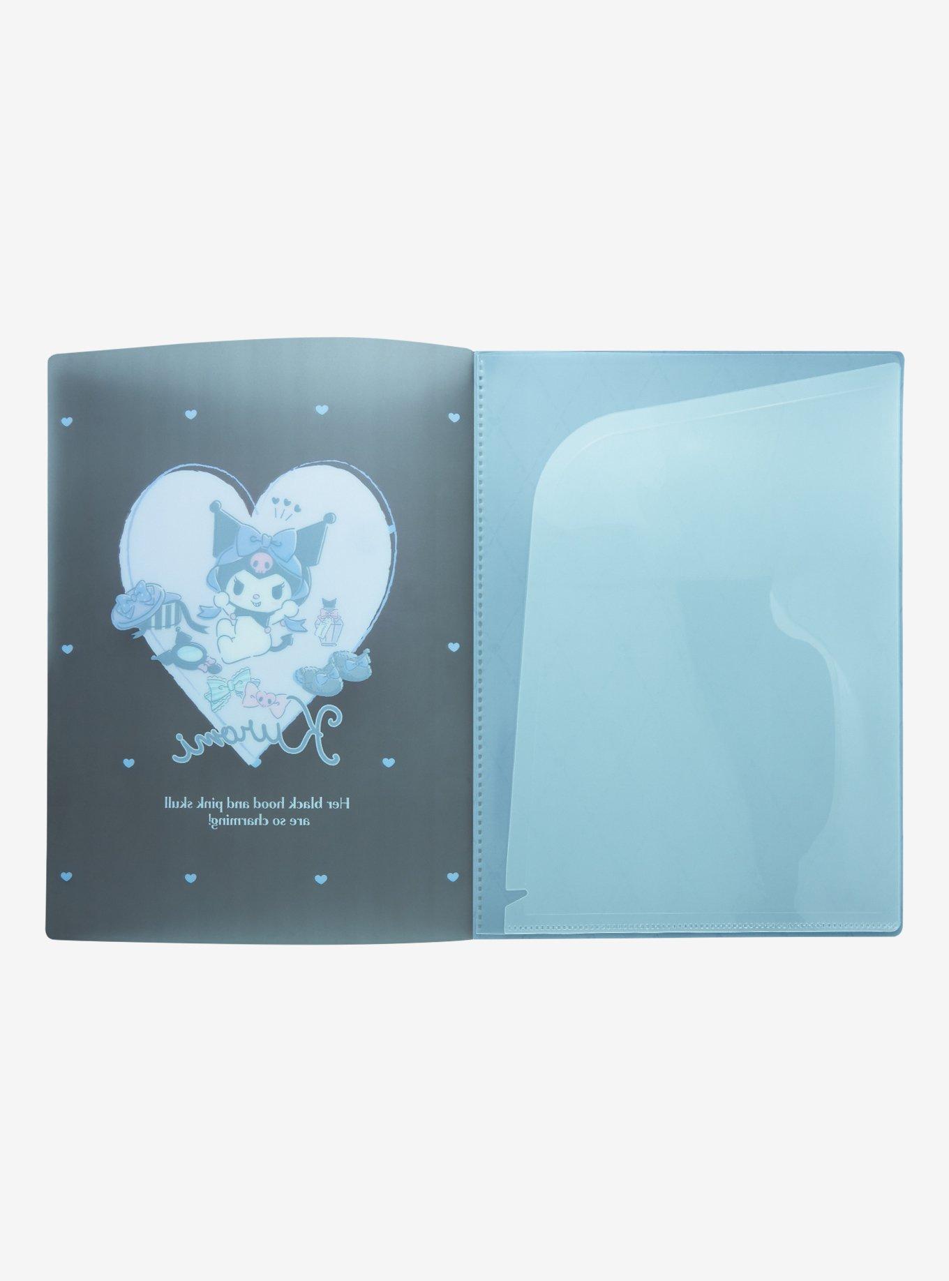 Kuromi Clear File Pocket Folder, , alternate