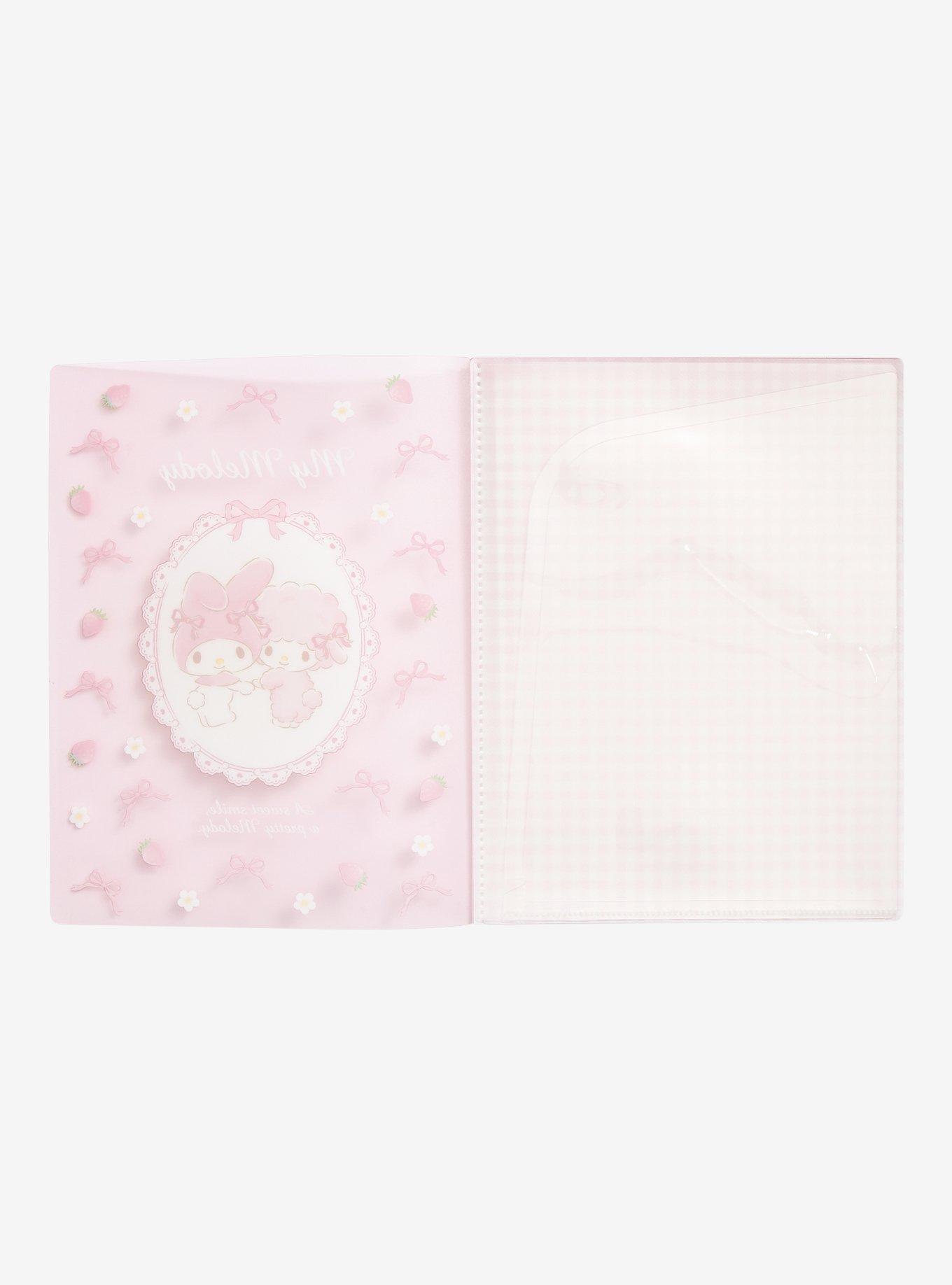 My Melody & My Sweet Piano Clear File Pocket Folder, , alternate