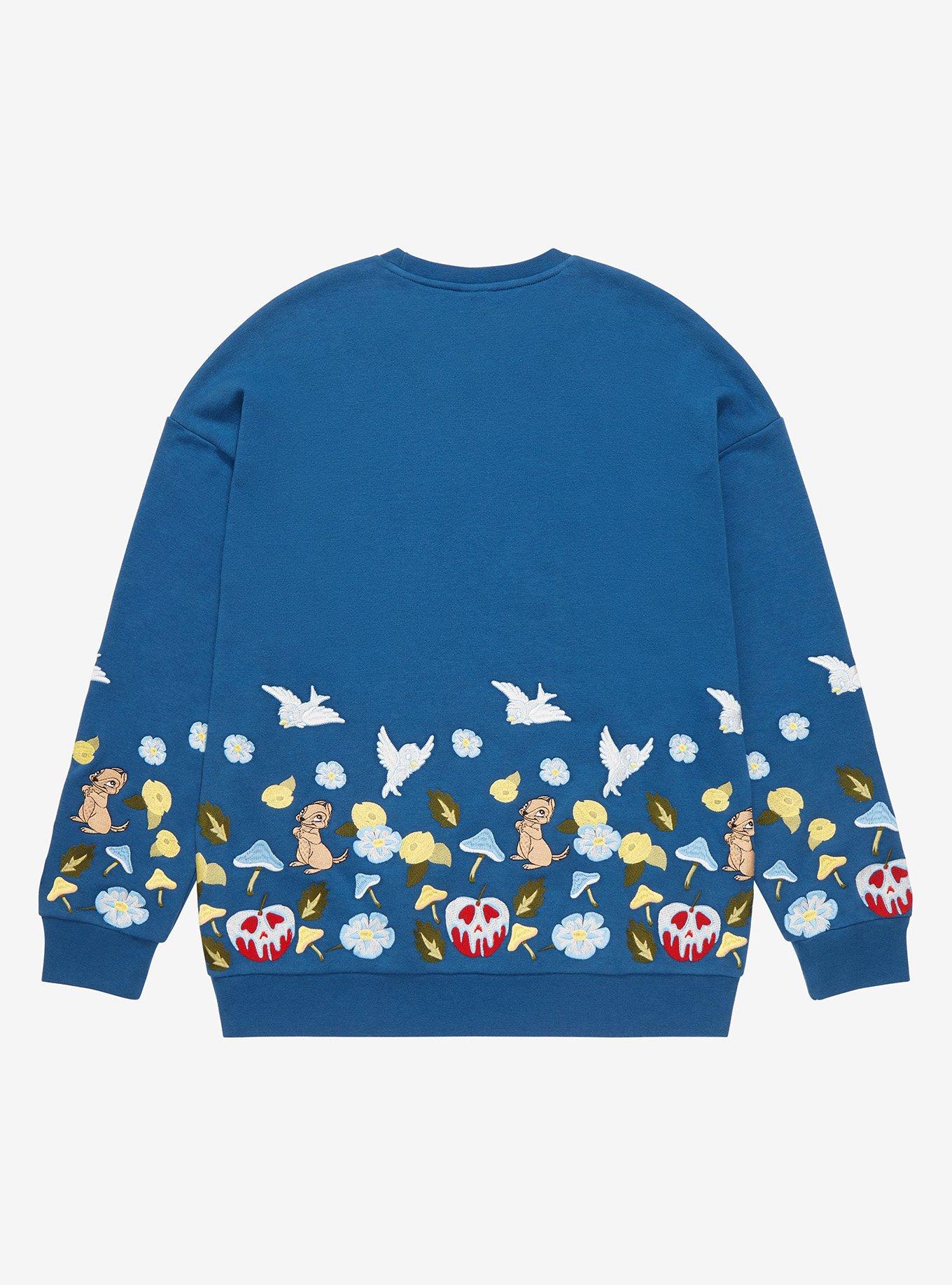 Disney Princess Snow White Embroidered Floral Sweatshirt, , hi-res