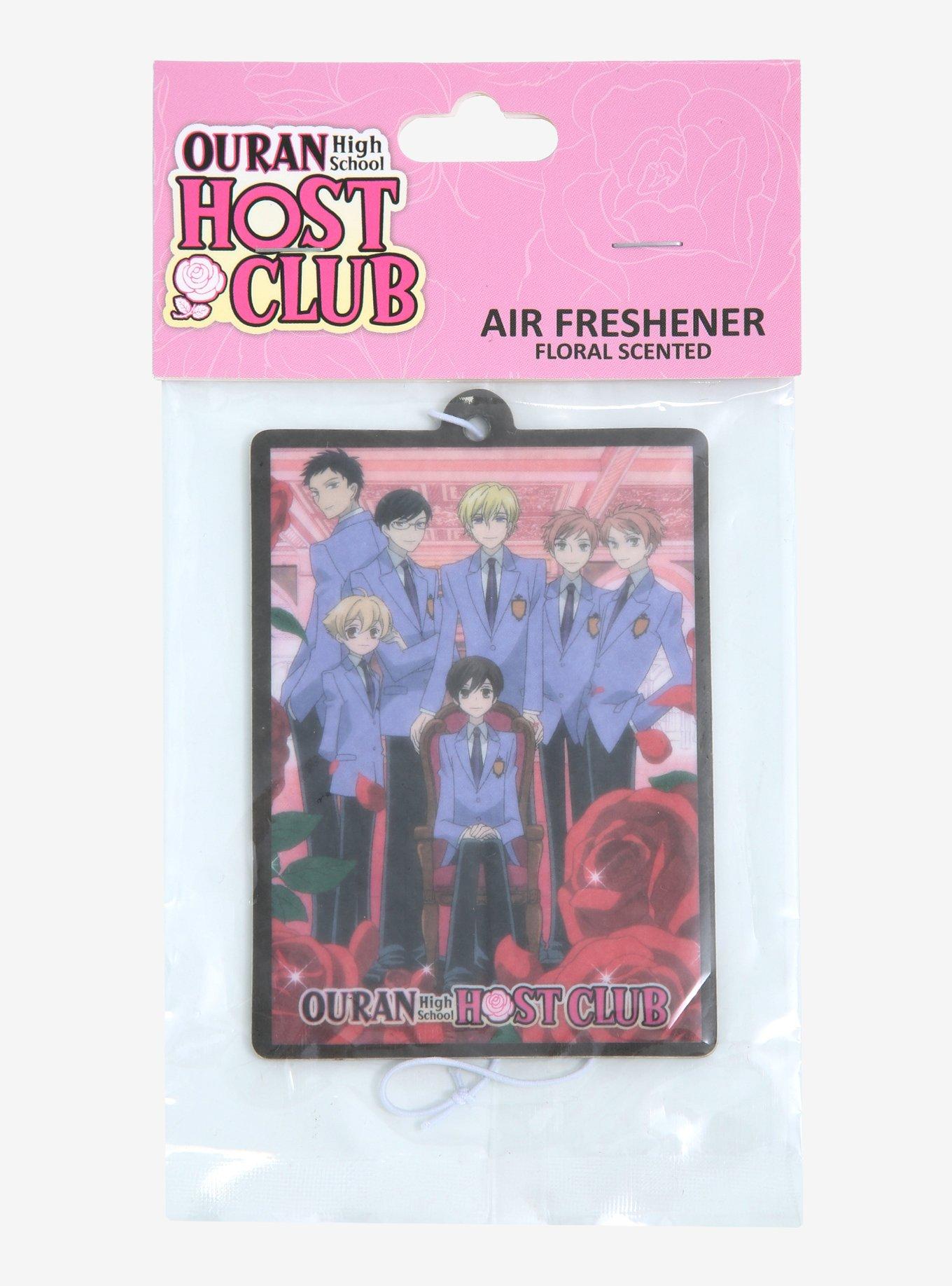Ouran High School Host Club Group Portrait Rose Air Freshener, , alternate