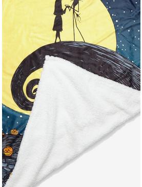 Disney The Nightmare Before Christmas Spiral Hill Sherpa Throw - BoxLunch Exclusive , , hi-res