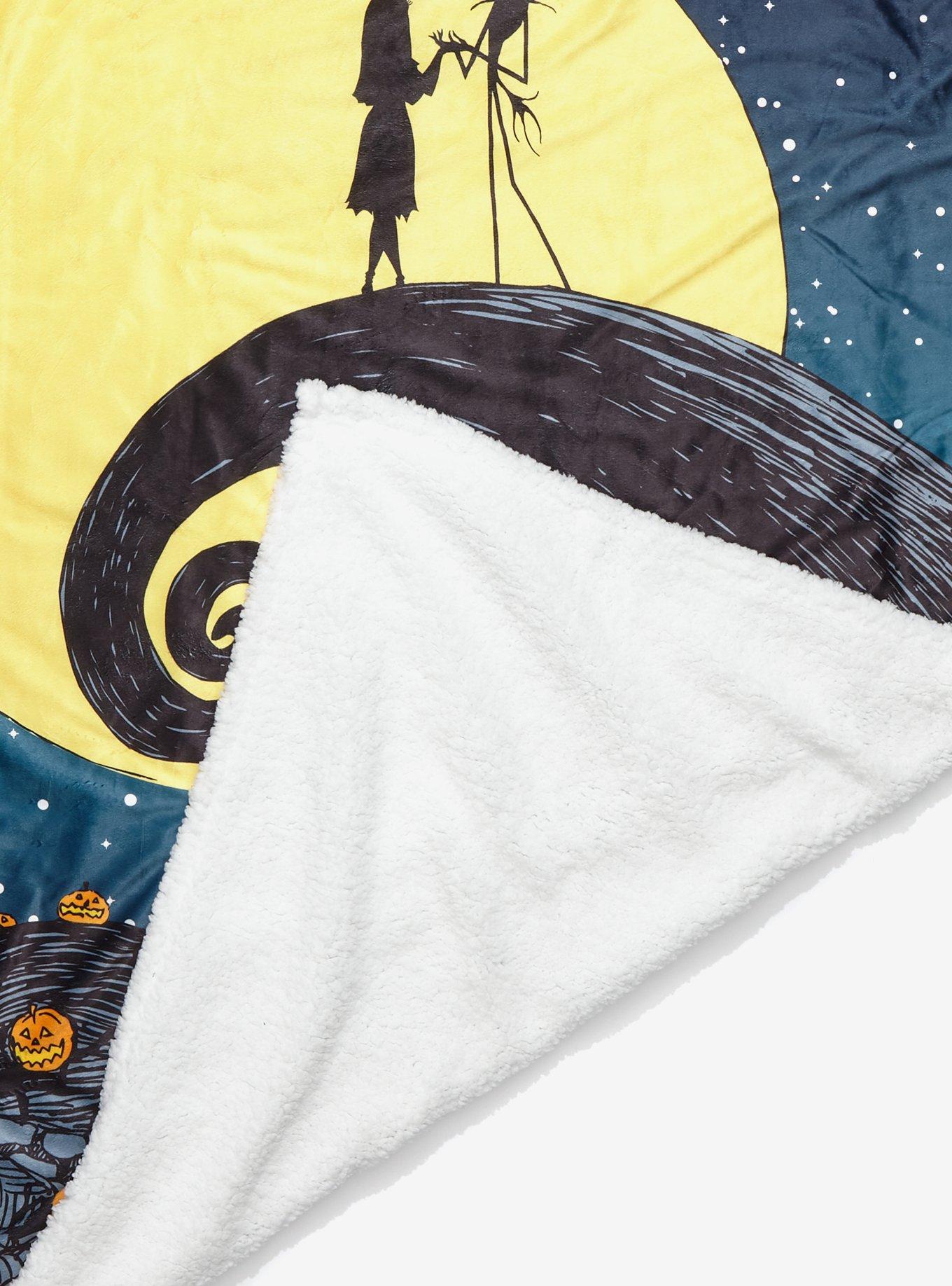 Disney The Nightmare Before Christmas Spiral Hill Sherpa Throw - BoxLunch Exclusive , , alternate