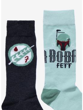 Star Wars Boba Fett Crew Socks 2 Pair, , hi-res