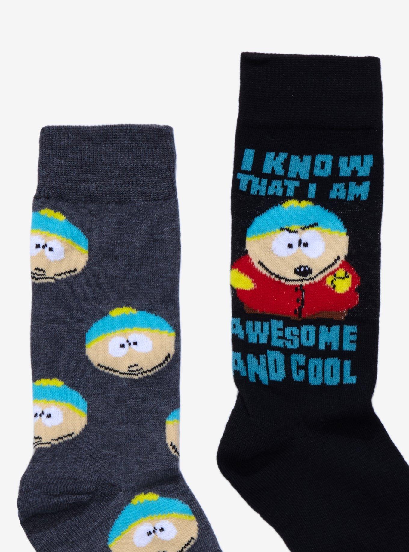 South Park Eric Cartman Crew Socks 2 Pair, , alternate
