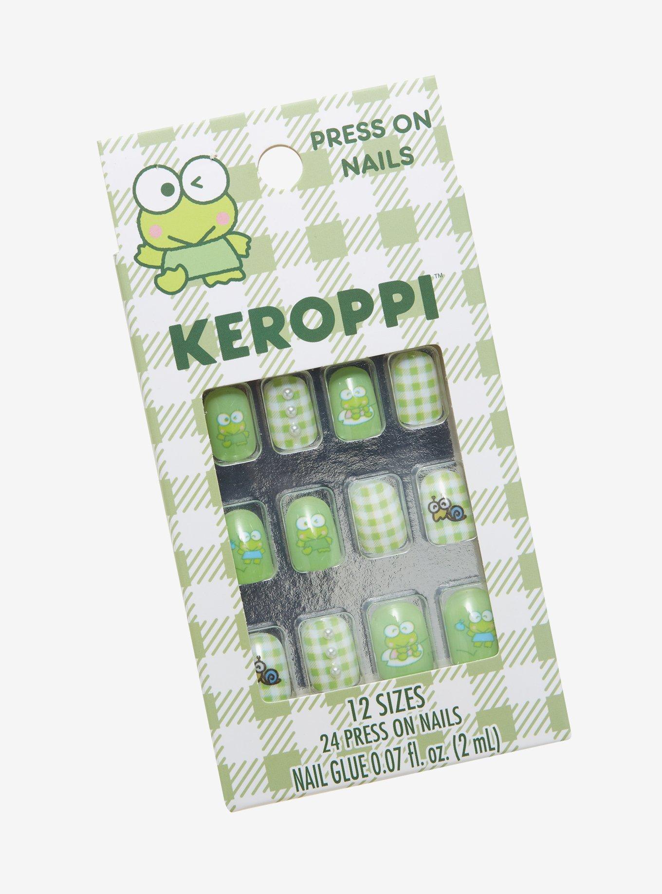 Keroppi Faux Nail Set, , alternate