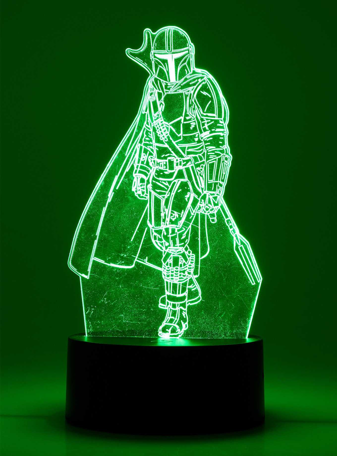 Star Wars The Mandalorian Mando LED Acrylic Light , , hi-res