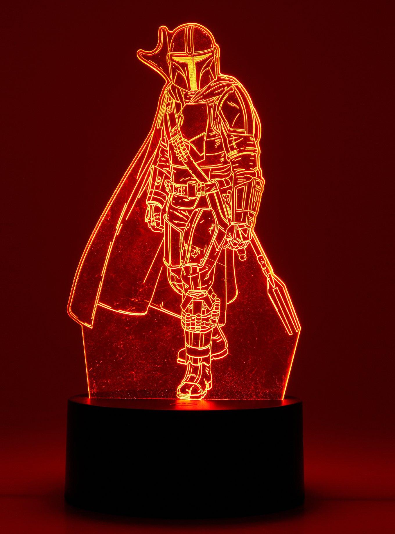 Star Wars The Mandalorian Mando LED Acrylic Light , , alternate