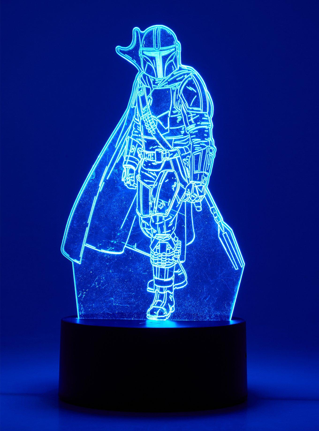 Star Wars The Mandalorian Mando LED Acrylic Light , , alternate