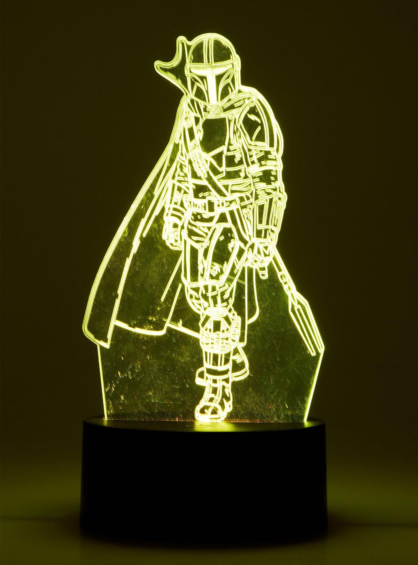 Star Wars The Mandalorian Mando LED Acrylic Light , , alternate