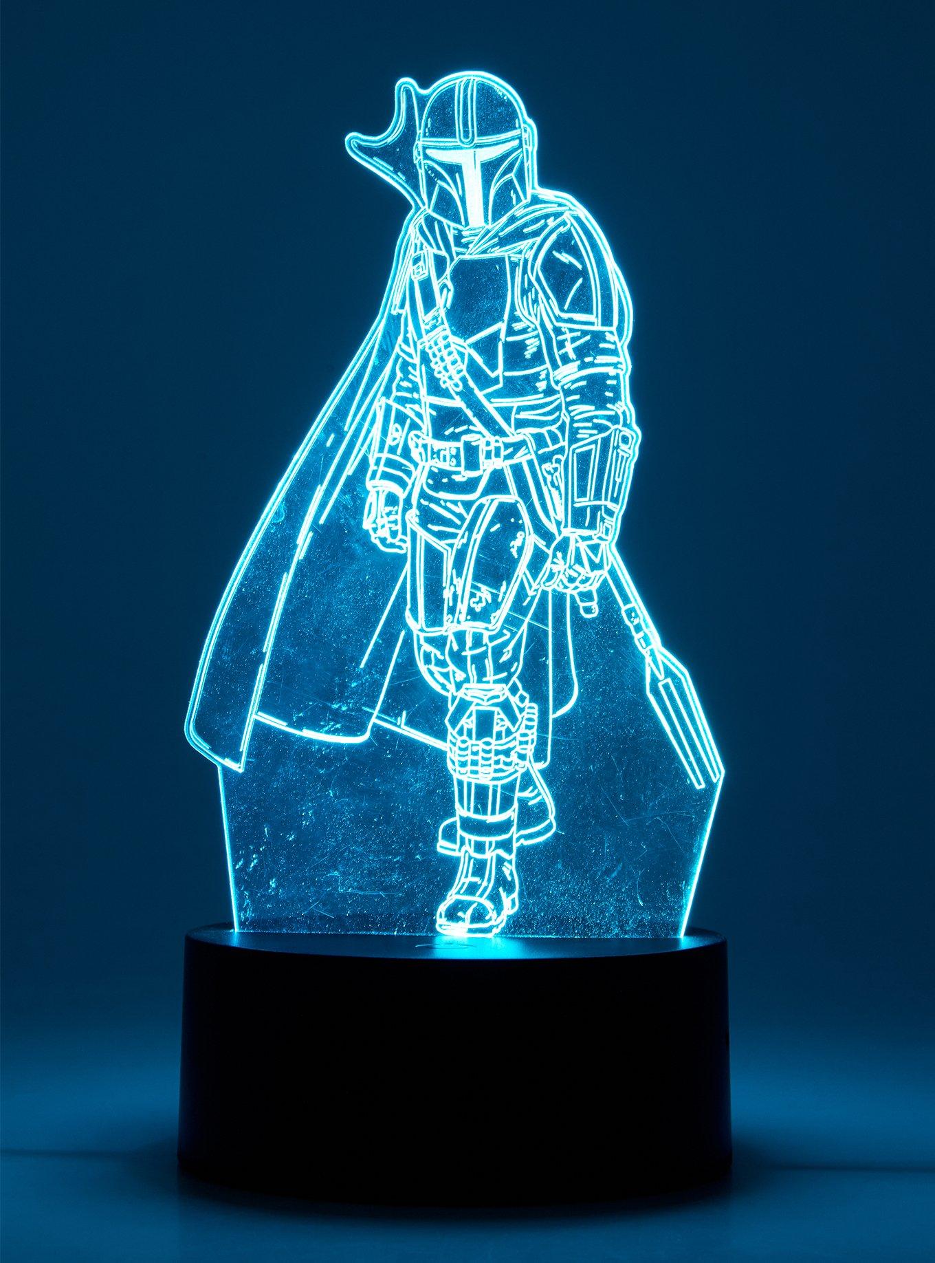 Star Wars The Mandalorian Mando LED Acrylic Light , , alternate