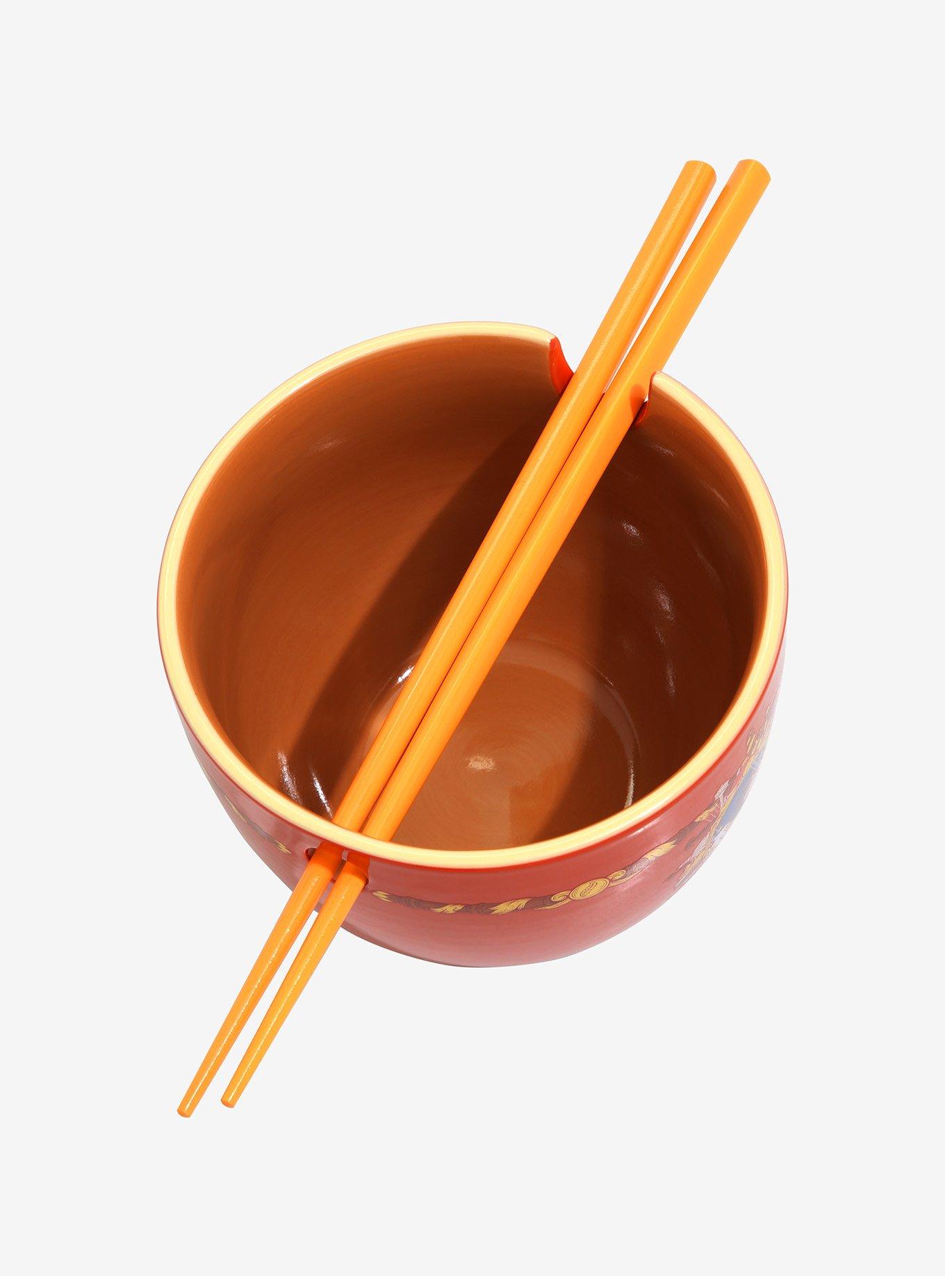 Studio Ghibli Howl&rsquo;s Moving Castle Characters Ramen Bowl with Chopsticks, , alternate