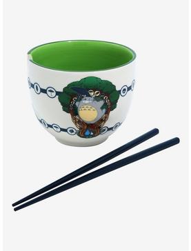 Studio Ghibli My Neighbor Totoro Standing Totoro & Umbrella Ramen Bowl with Chopsticks, , hi-res