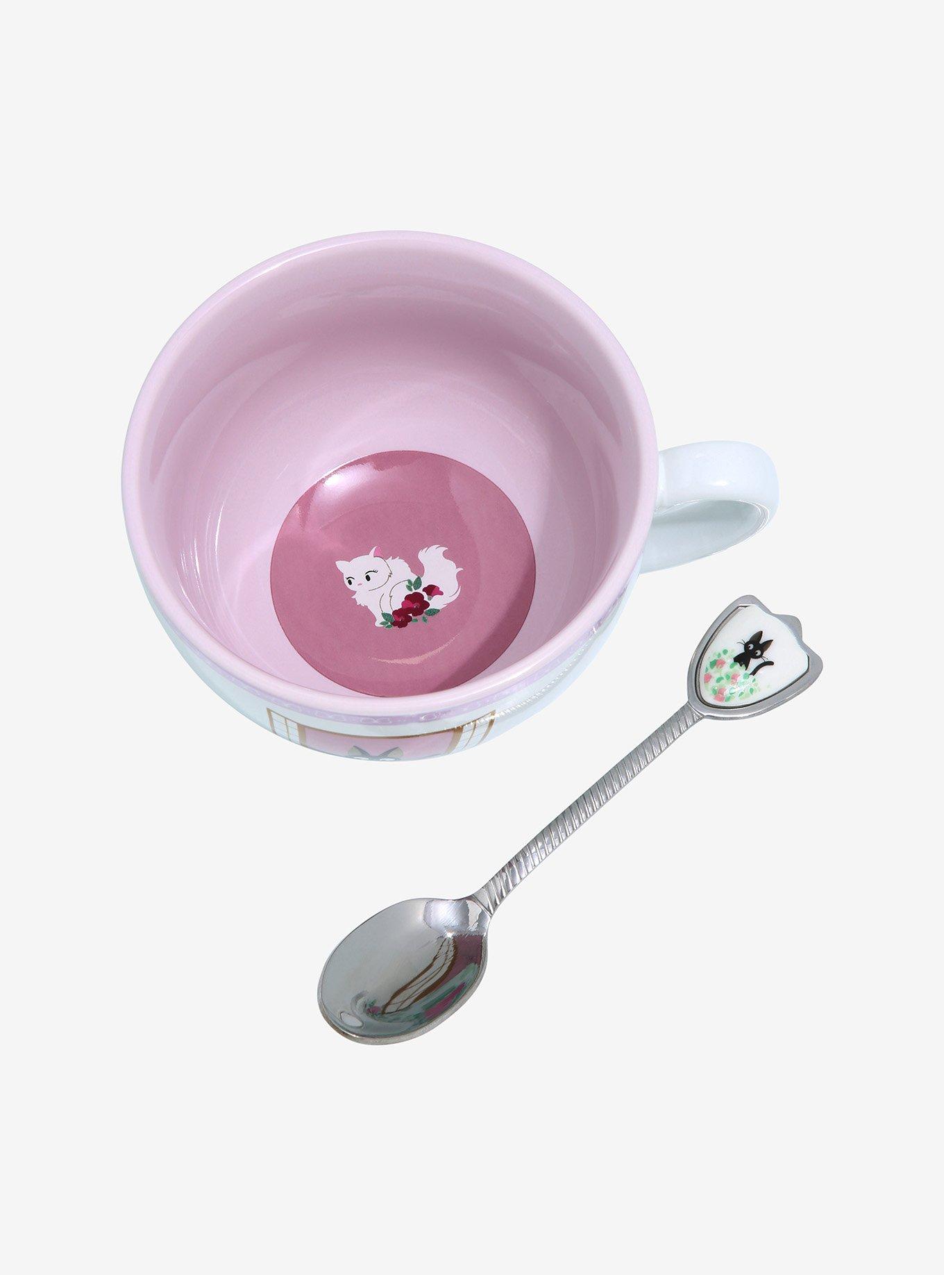 Studio Ghibli Kiki's Delivery Service Jiji Teacup & Saucer Set, , alternate
