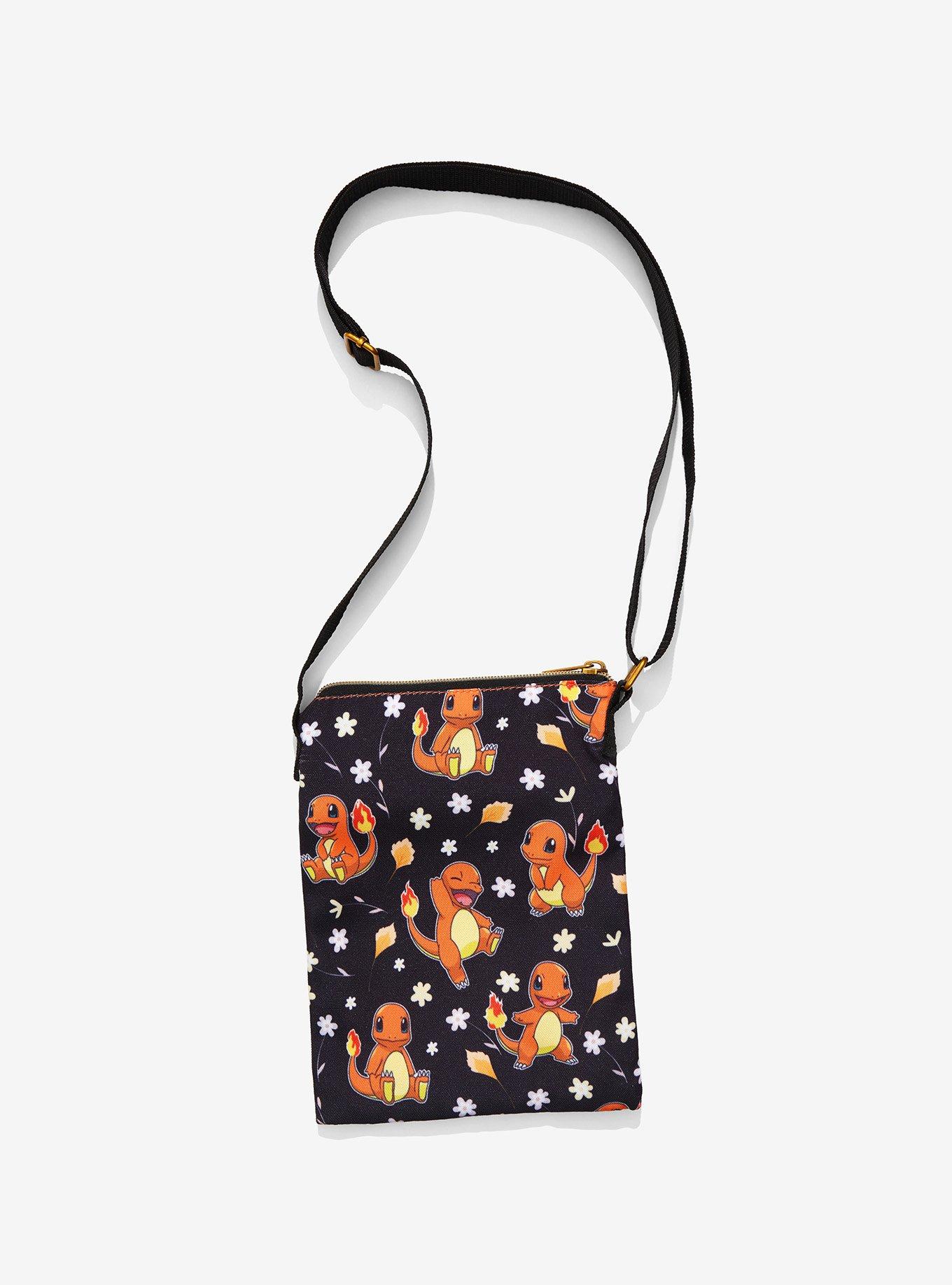 Loungefly Pokemon Charmander Flower Passport Crossbody Bag, , alternate