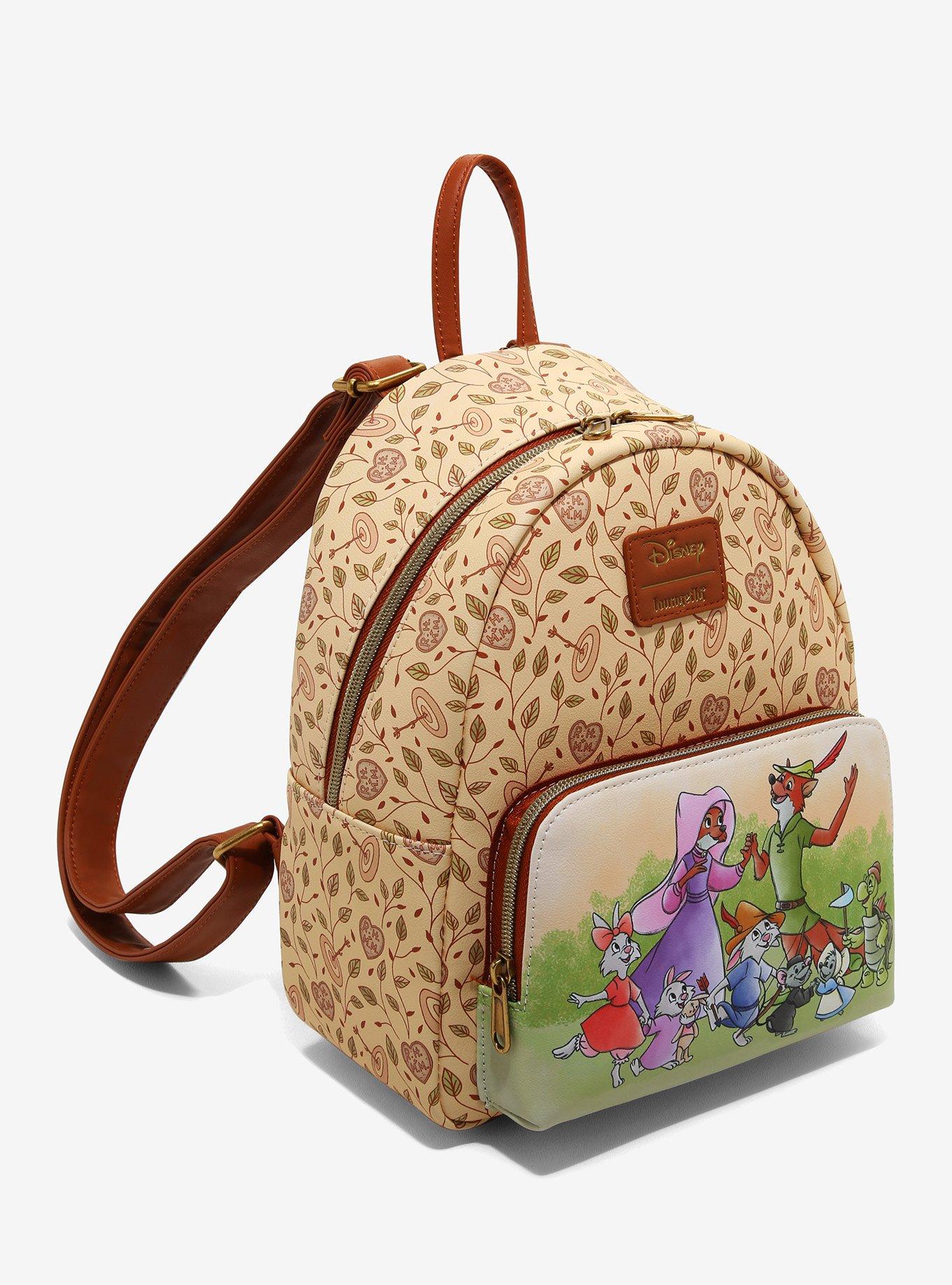 Loungefly Disney Robin Hood Friends Mini Backpack, , alternate