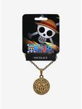 One Piece Heart Pirates Jolly Roger Necklace - BoxLunch Exclusive, , alternate