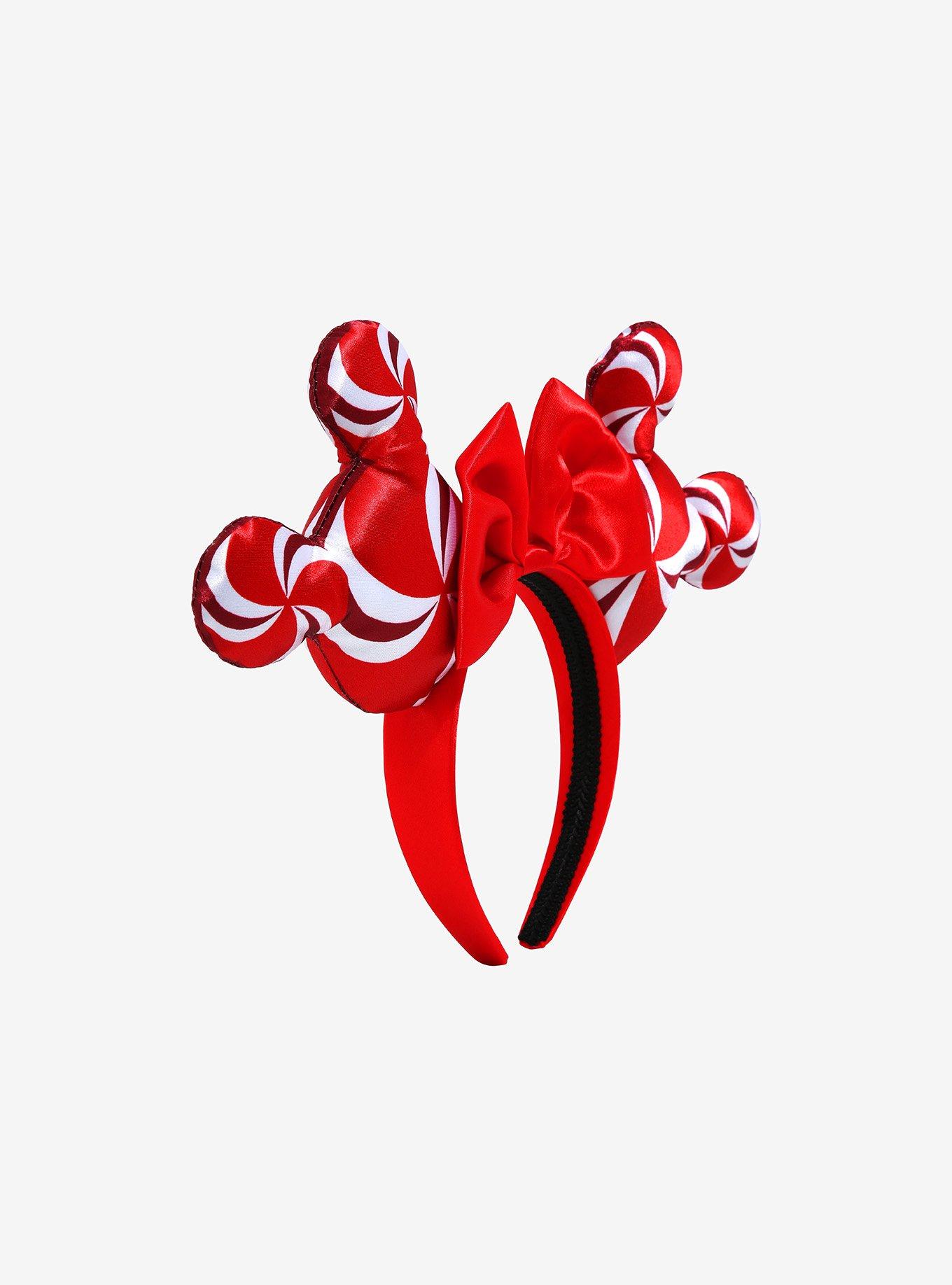 Disney Candy Cane Minnie Mouse Ears - BoxLunch Exclusive, , alternate