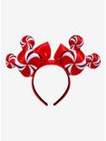 Disney Candy Cane Minnie Mouse Ears - BoxLunch Exclusive, , alternate