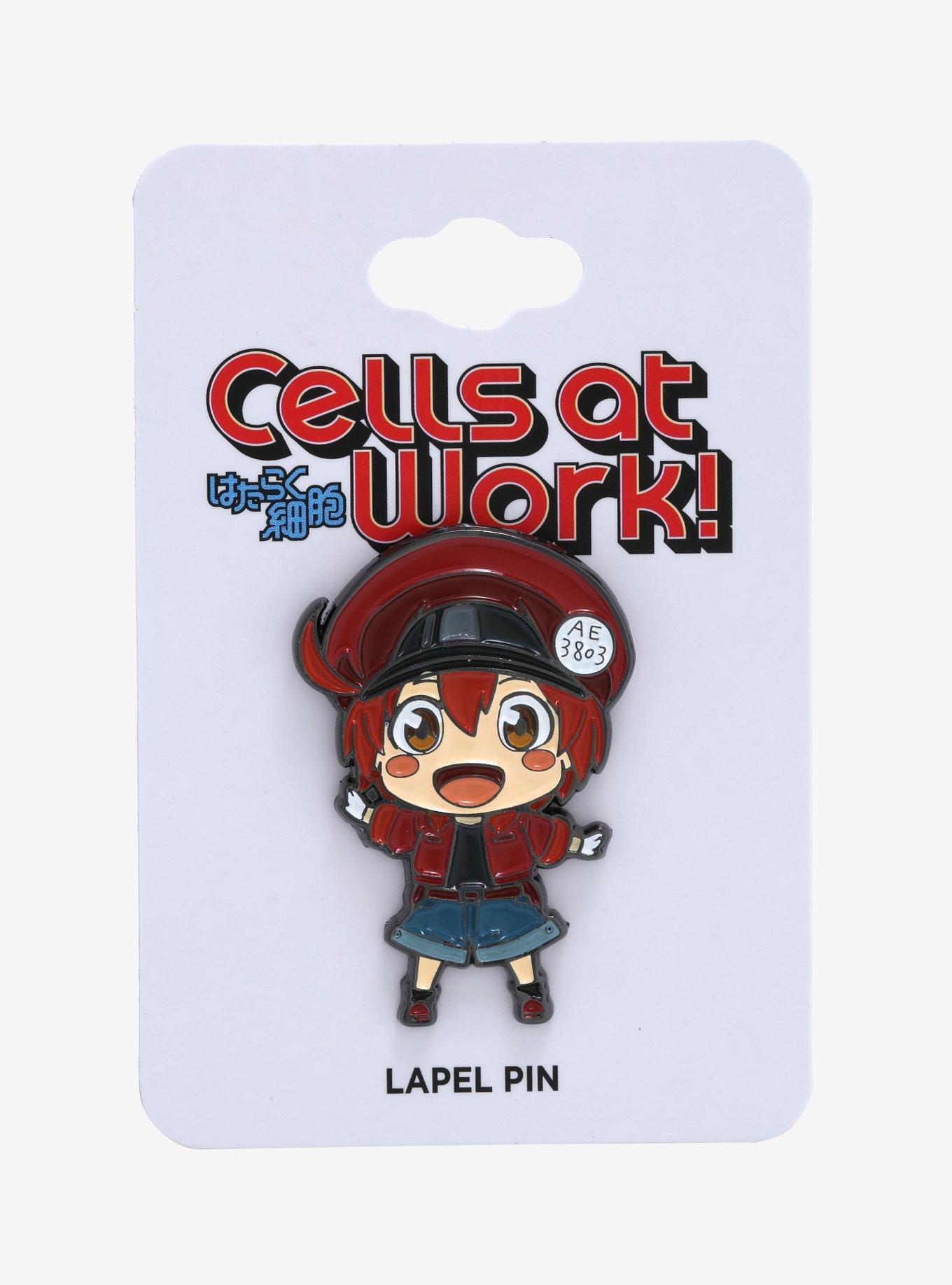Cells at Work! Red Blood Cell Enamel Pin - BoxLunch Exclusive, , alternate