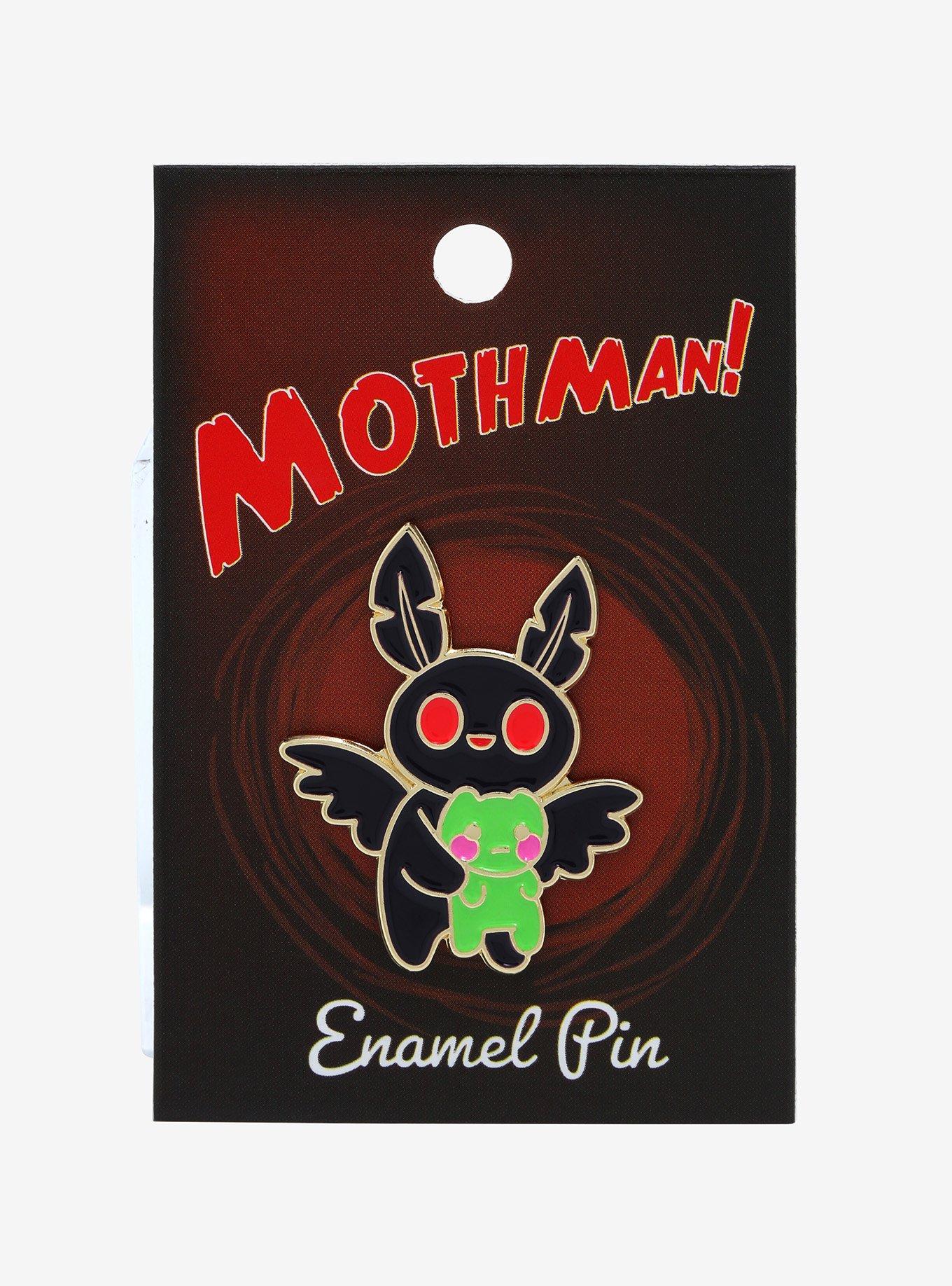 Chibi Mothman with Frog Enamel Pin - BoxLunch Exclusive, , alternate