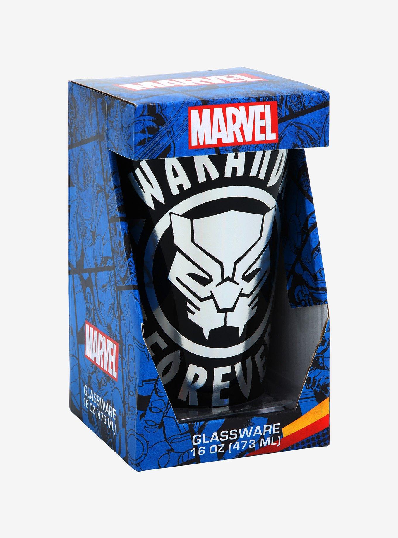 Black Panther: Wakanda Forever Silver Pint Glass, , alternate