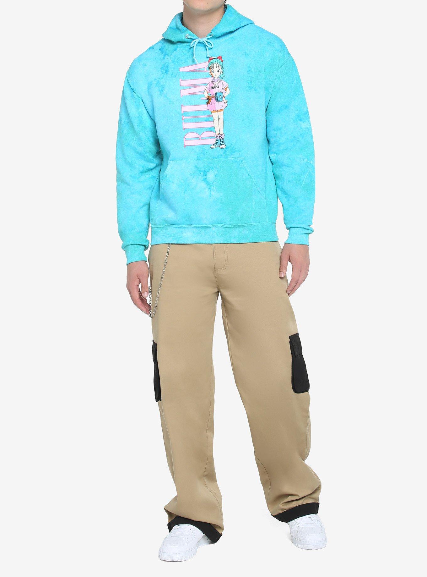 Dragon Ball Bulma Blue Wash Hoodie, MULTI, alternate