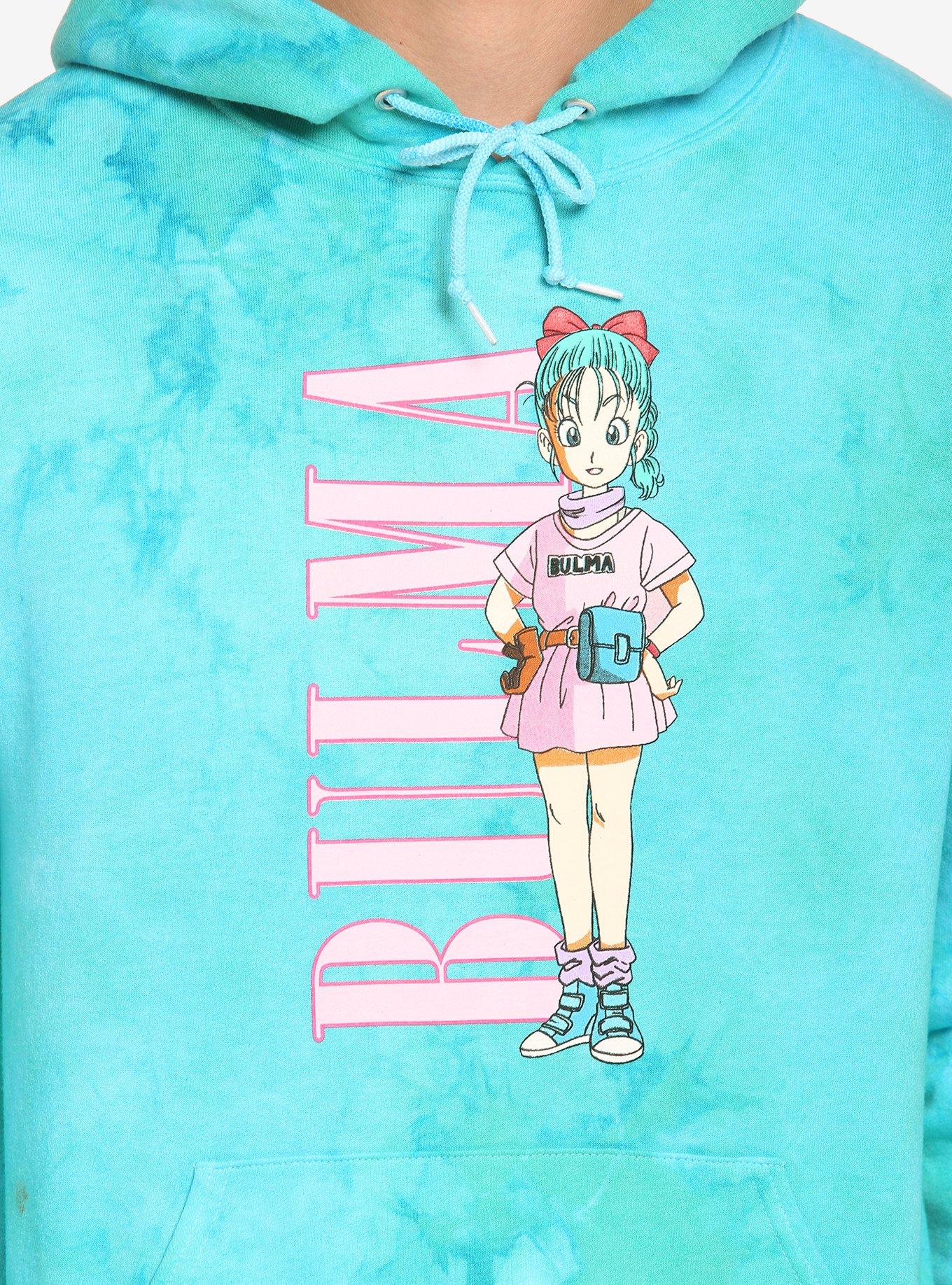 Dragon Ball Bulma Blue Wash Hoodie, MULTI, alternate
