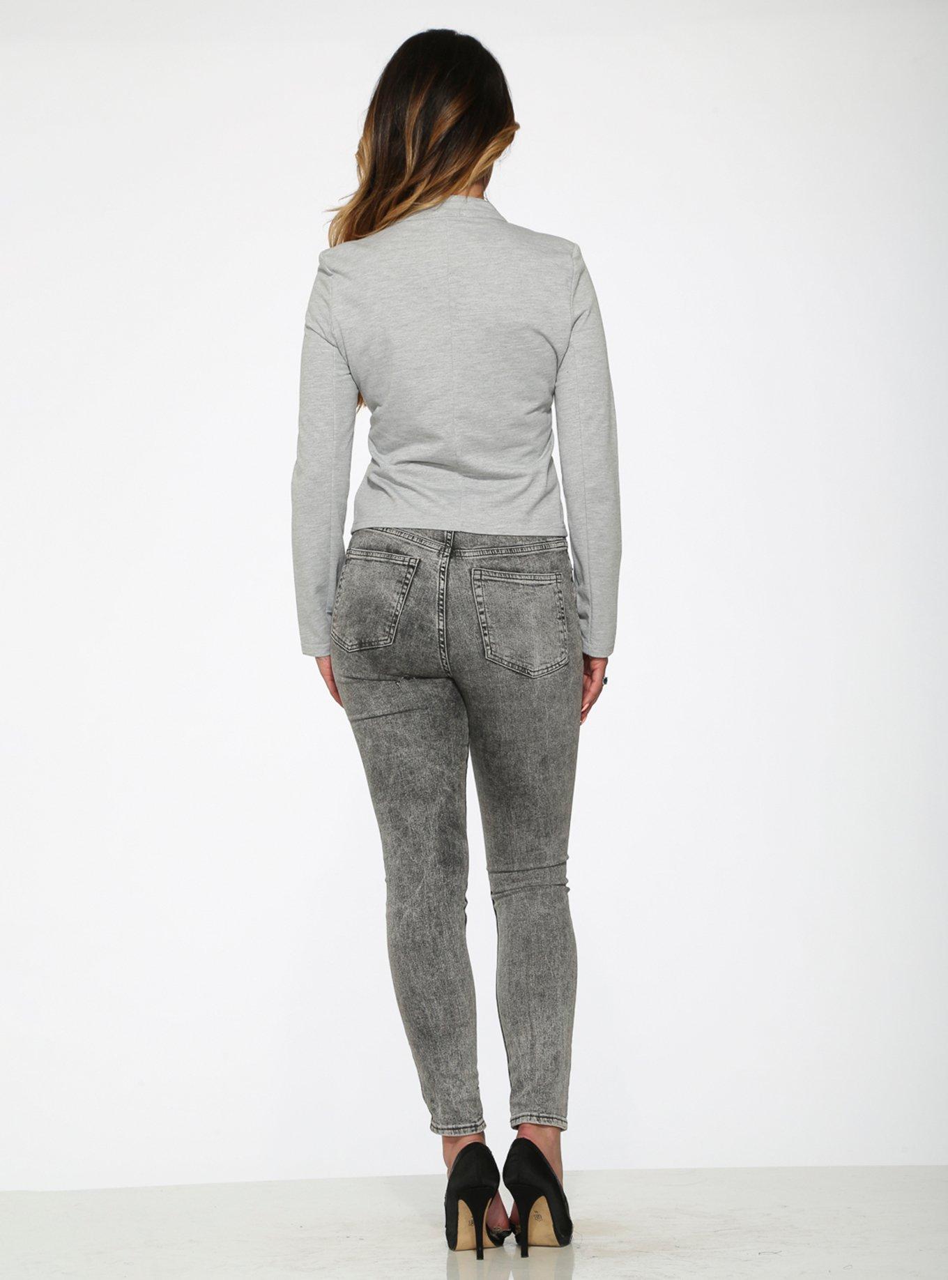 Gray Military Jacket, GREY, alternate