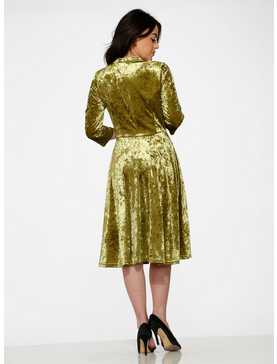 Green Velvet Dress, , hi-res