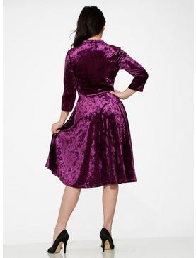 Purple Velvet Dress, , hi-res