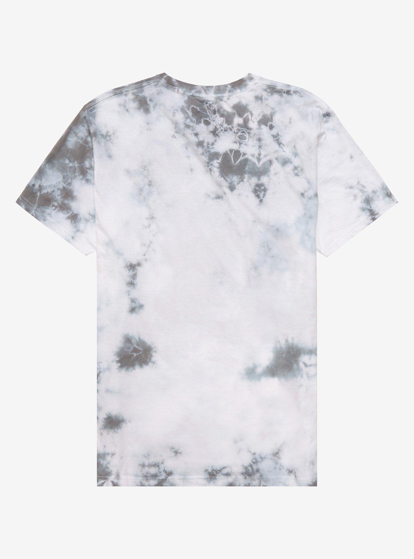 Yu-Gi-Oh! Blue-Eyes White Dragon Tie-Dye T-Shirt, BLACK, alternate
