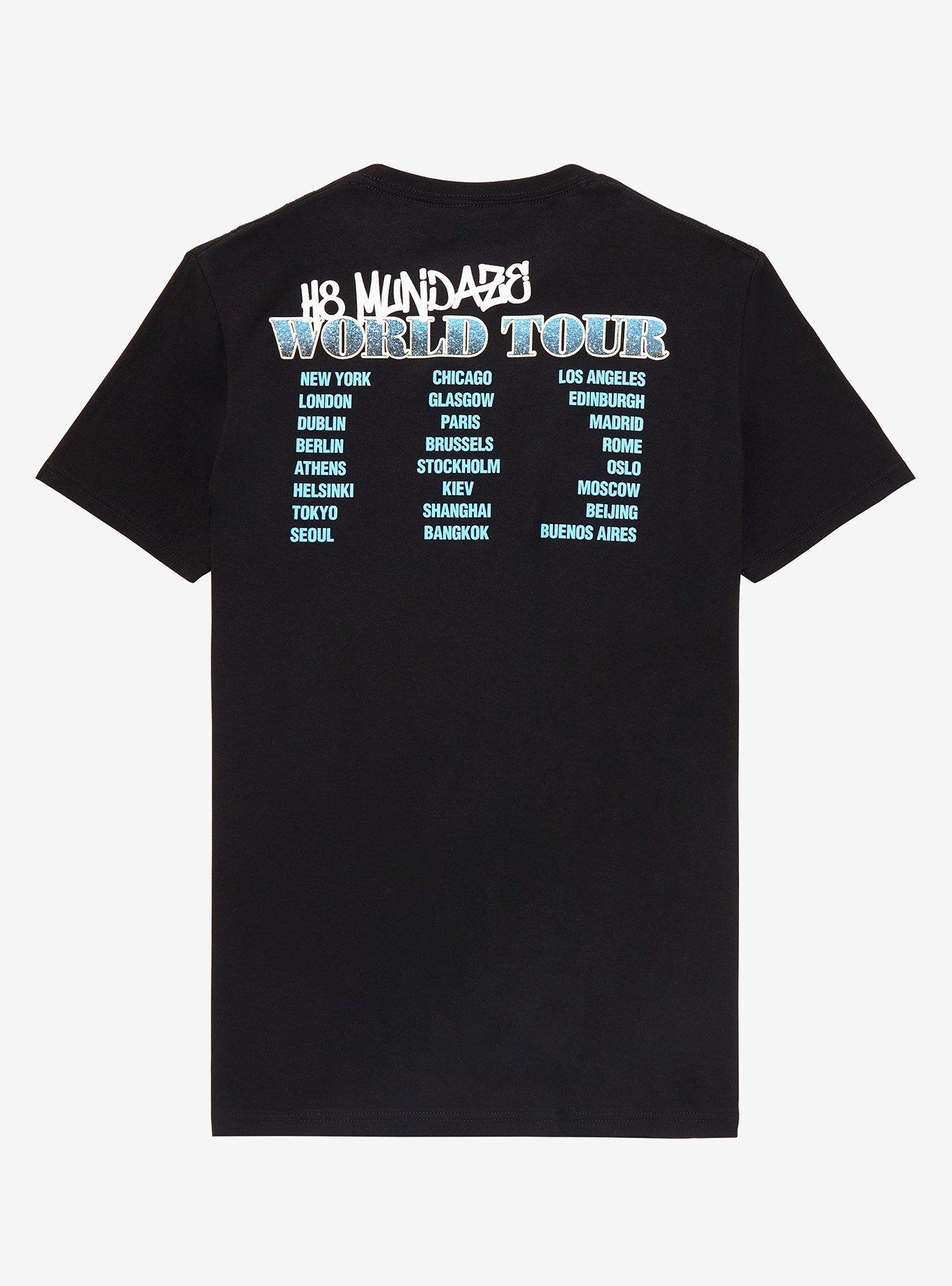 Garfield Hate Mondays World Tour T-Shirt, MINNIE CHERRIES, alternate