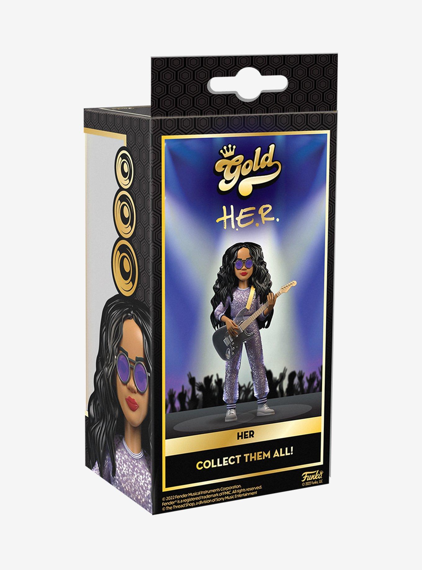 Funko Gold H.E.R. 5 Inch Premium Vinyl Figure, , alternate