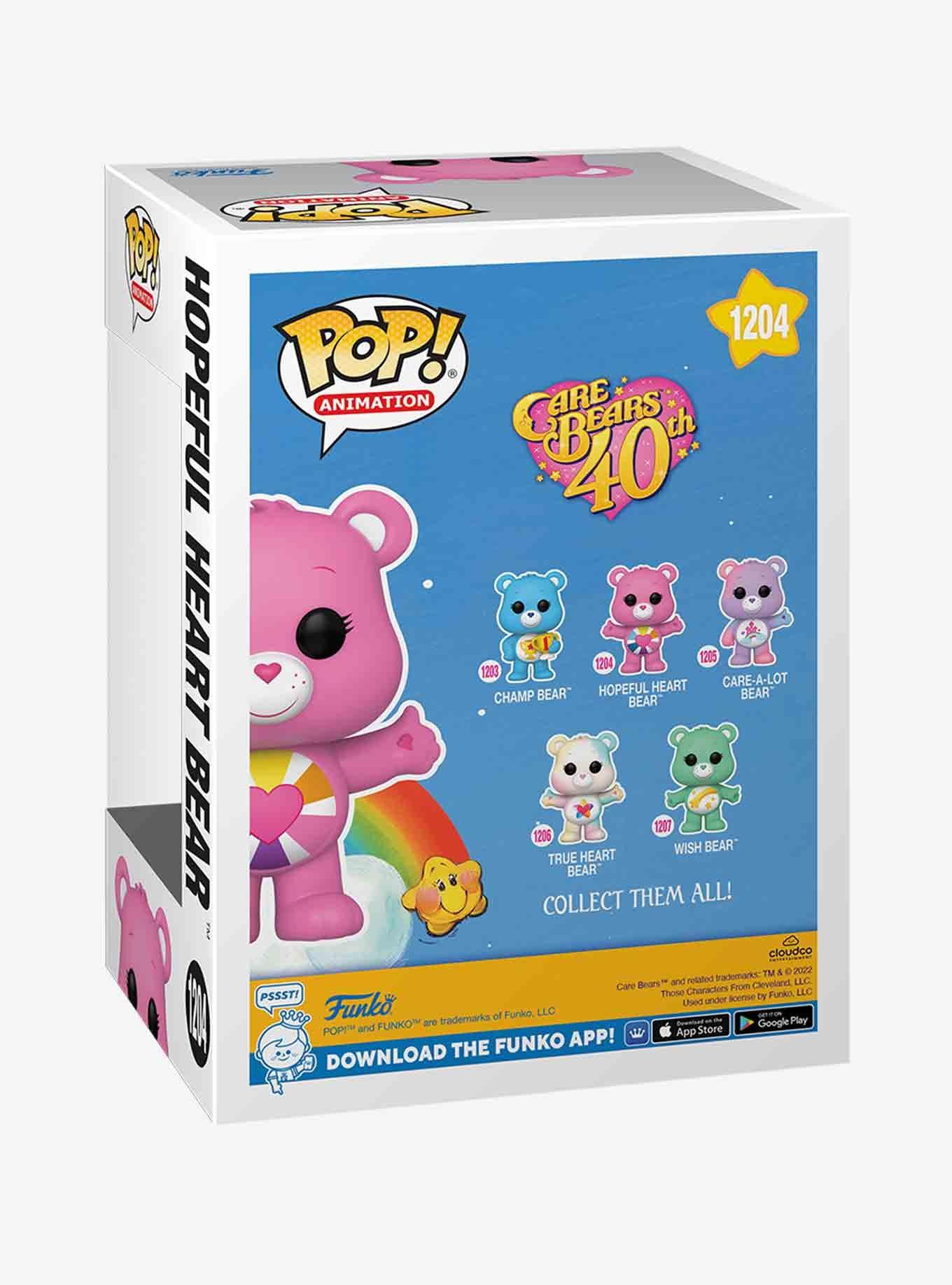 Funko Care Bears 40th Pop! Animation Hopeful Heart Bear Vinyl Figure, , alternate