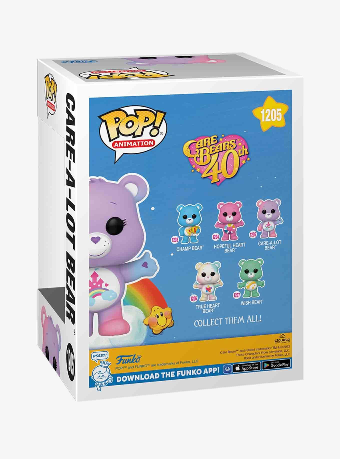 Funko Care Bears 40th Pop! Animation Care-A-Lot Bear Vinyl Figure, , alternate