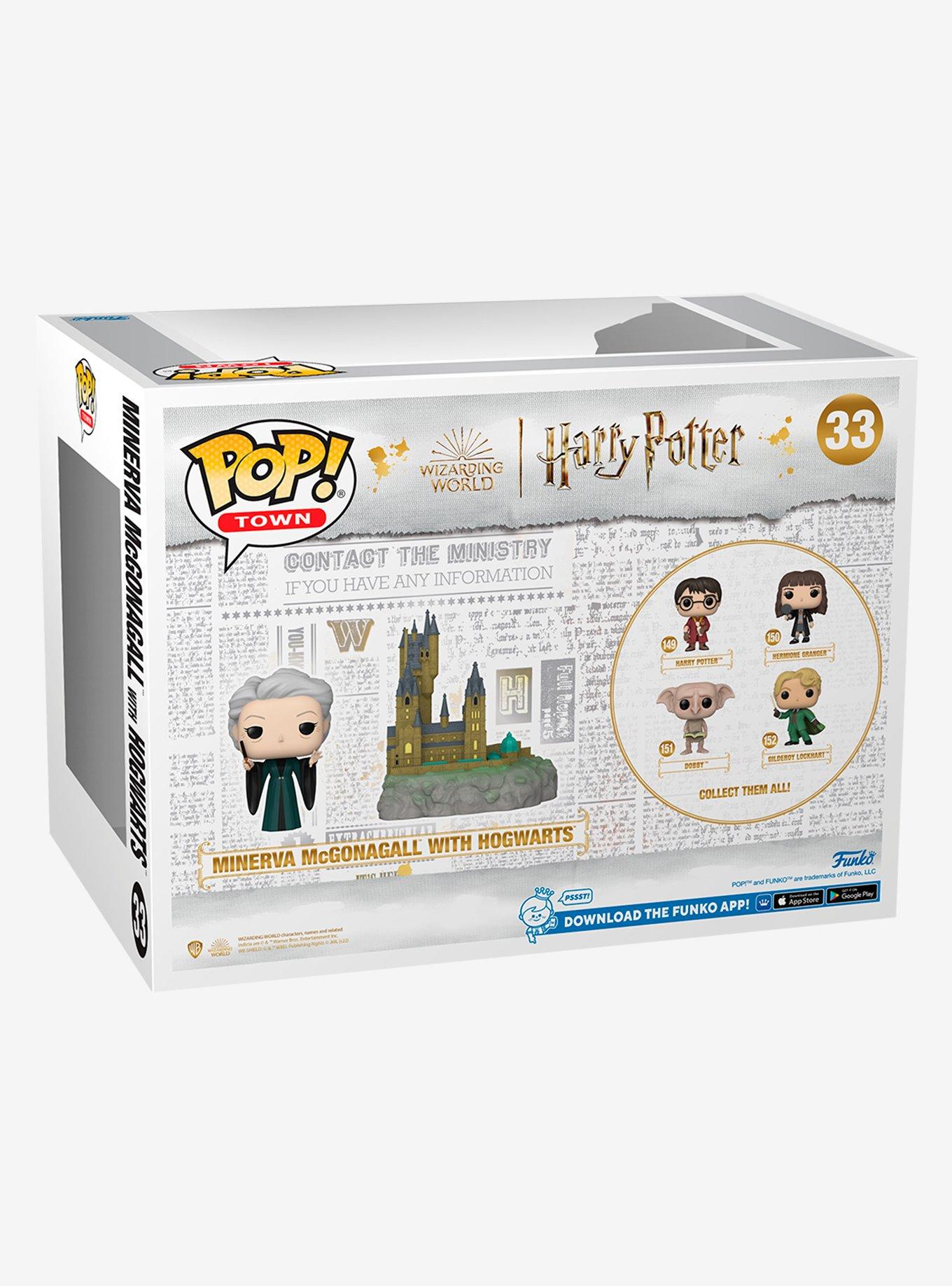 Funko Harry Potter Pop! Town Minerva McGonagall With Hogwarts Vinyl Figure, , alternate