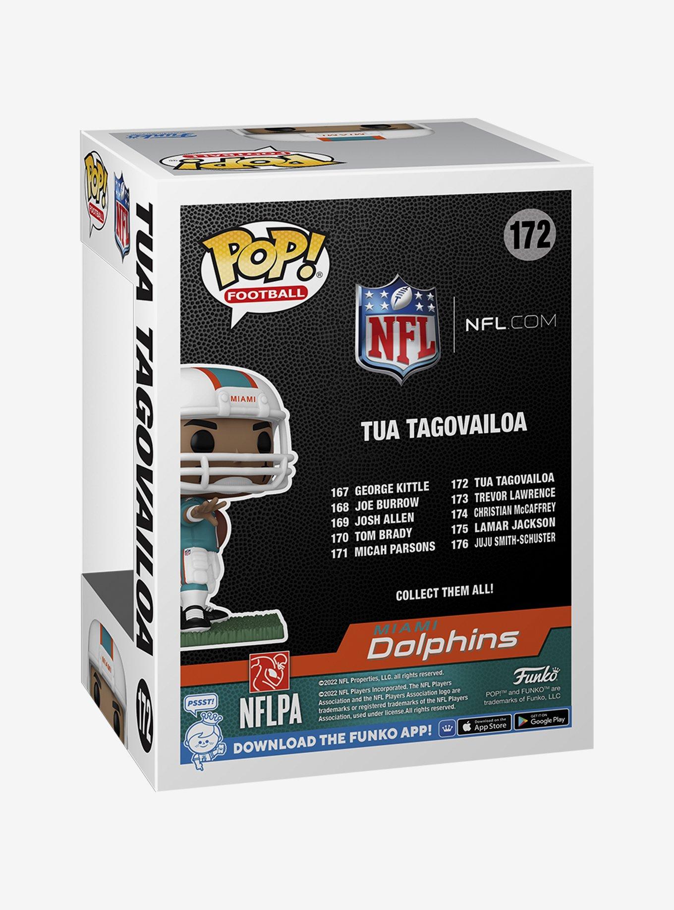 Funko NFL Miami Dolphins Pop! Football Tua Tagovailoa Vinyl Figure, , alternate