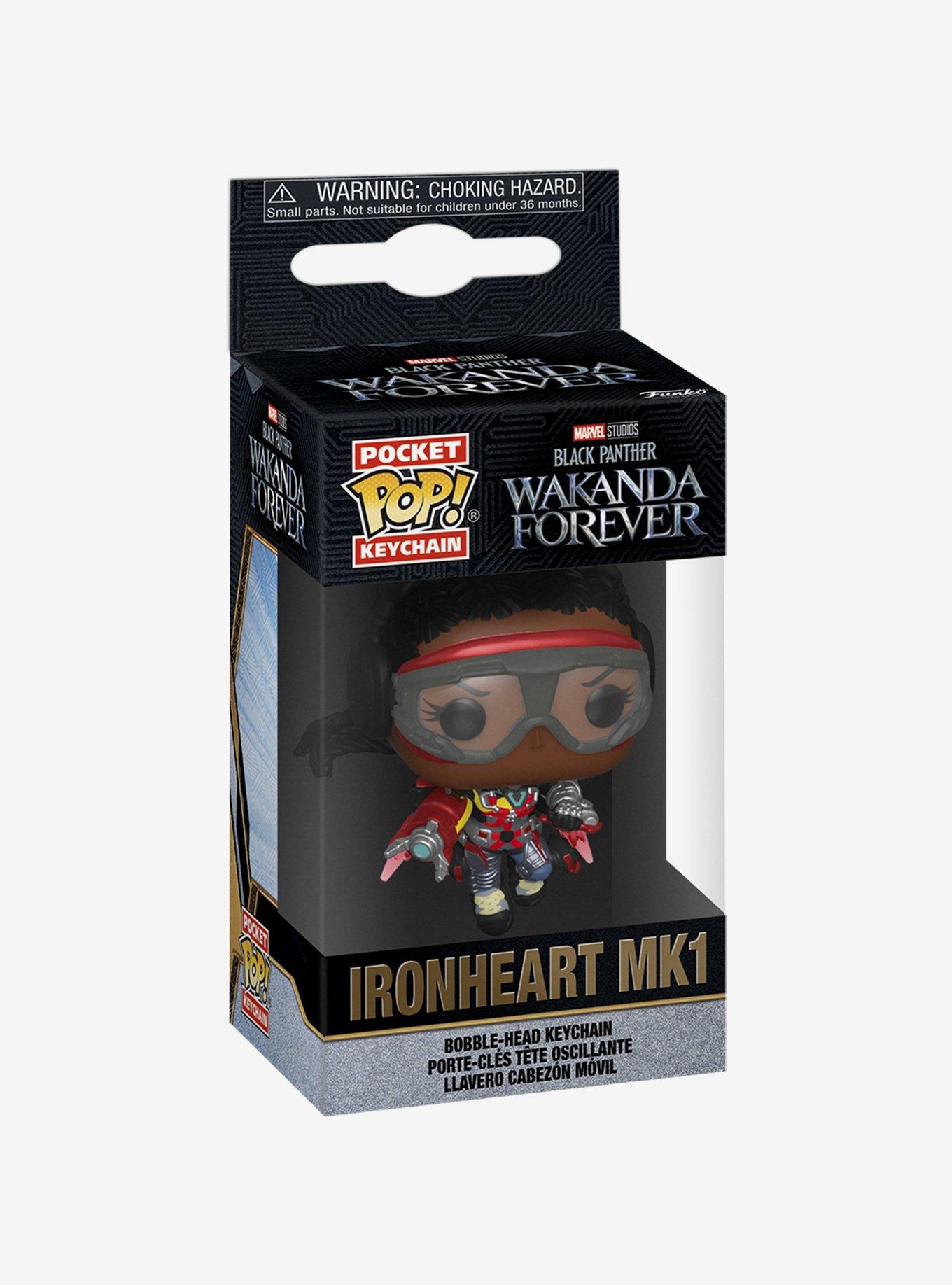 Funko Marvel Black Panther: Wakanda Forever Pocket Pop! Ironheart MK1 Vinyl Bobble-Head Key Chain, , alternate