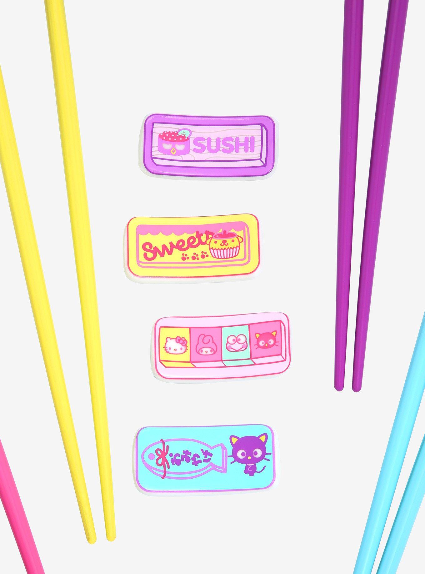Hello Kitty And Friends Chopstick & Tray Set, , alternate