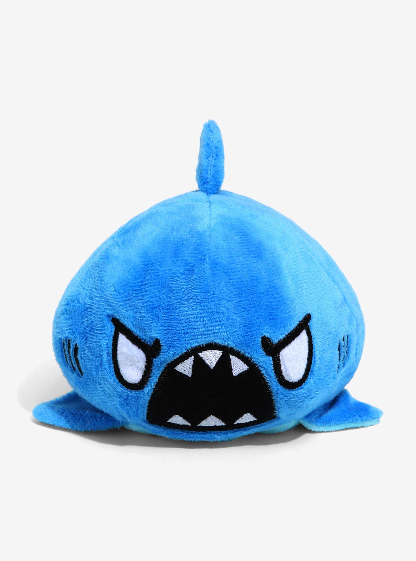 TeeTurtle Happy + Angry Reversible Mood 5 Inch Shark Plush, , alternate