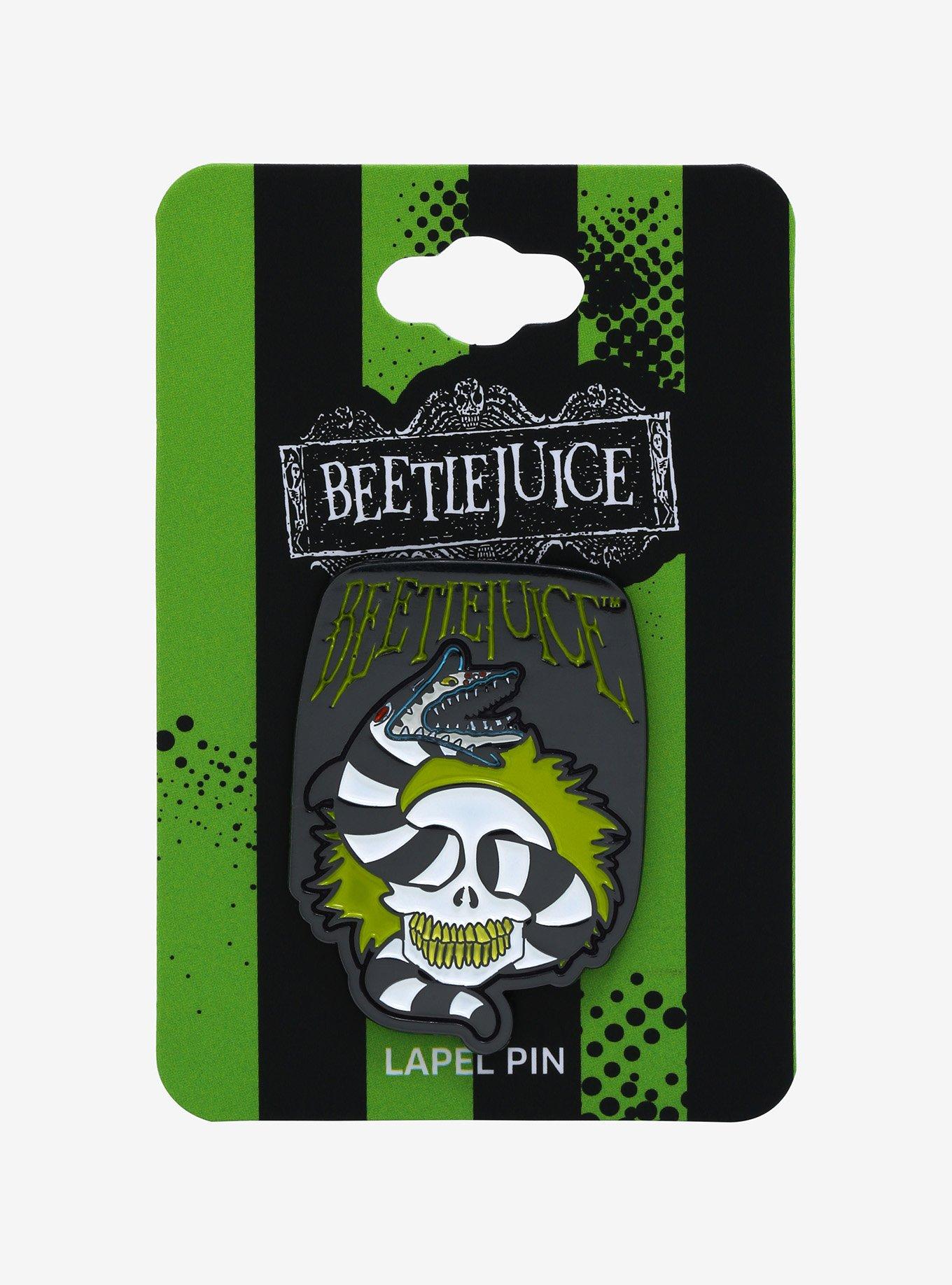 Beetlejuice Sandworm Enamel Pin - BoxLunch Exclusive, , alternate
