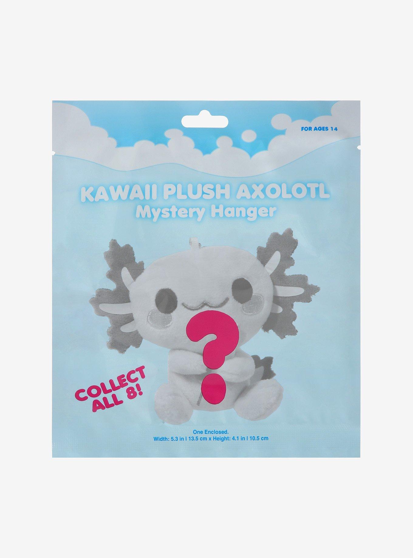 CTROW Kawaii Axolotl Gifts Set,Axolotl Makeup Bag for Girls,Axolotl  Keychains Lanyard,Cute Axolotl Stickers and Purse Wallet